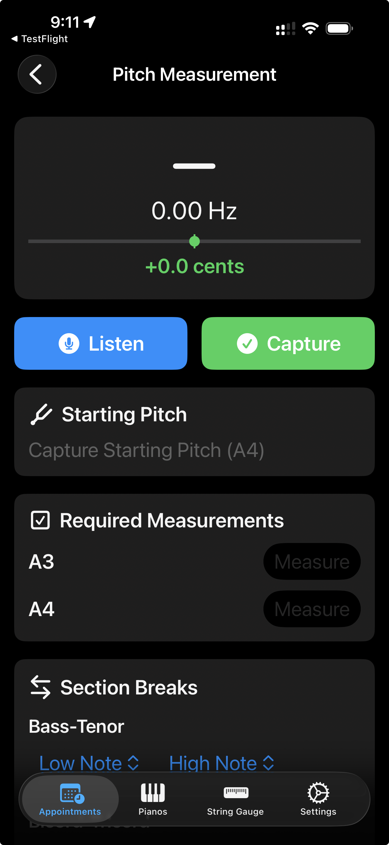 Pitch Measurement